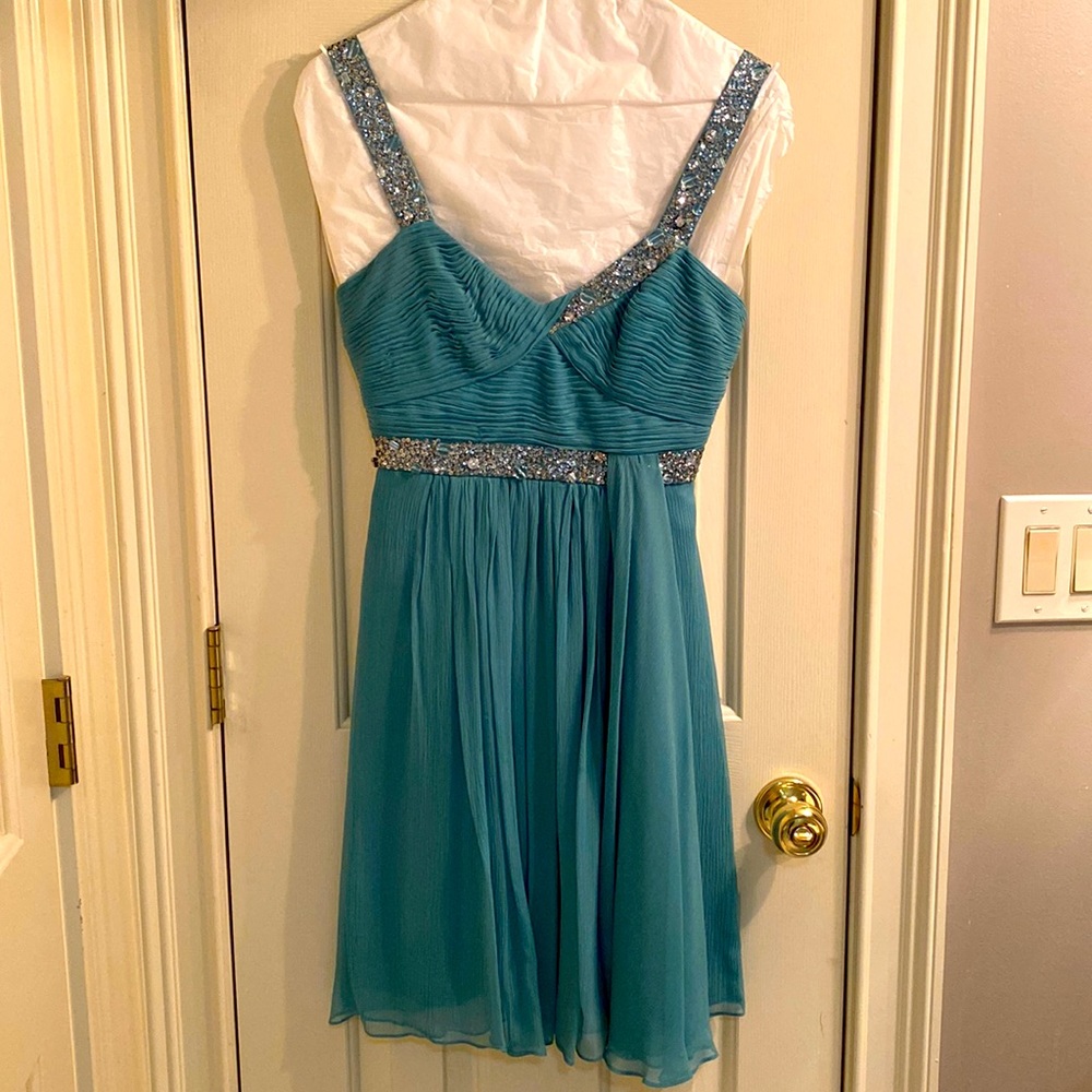 Beaded/crystal party dress / gown